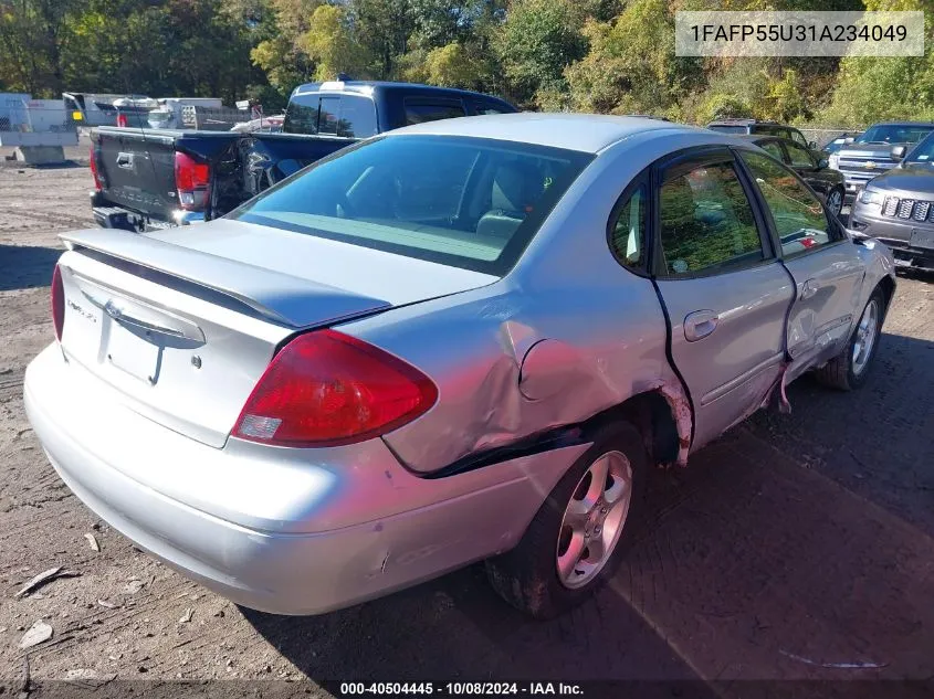 2001 Ford Taurus Ses VIN: 1FAFP55U31A234049 Lot: 40504445