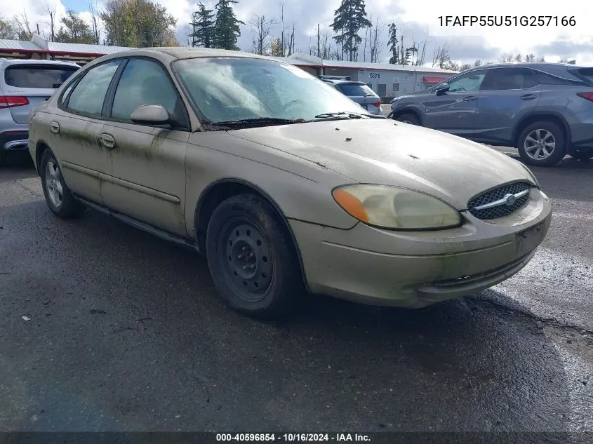 2001 Ford Taurus Ses VIN: 1FAFP55U51G257166 Lot: 40596854