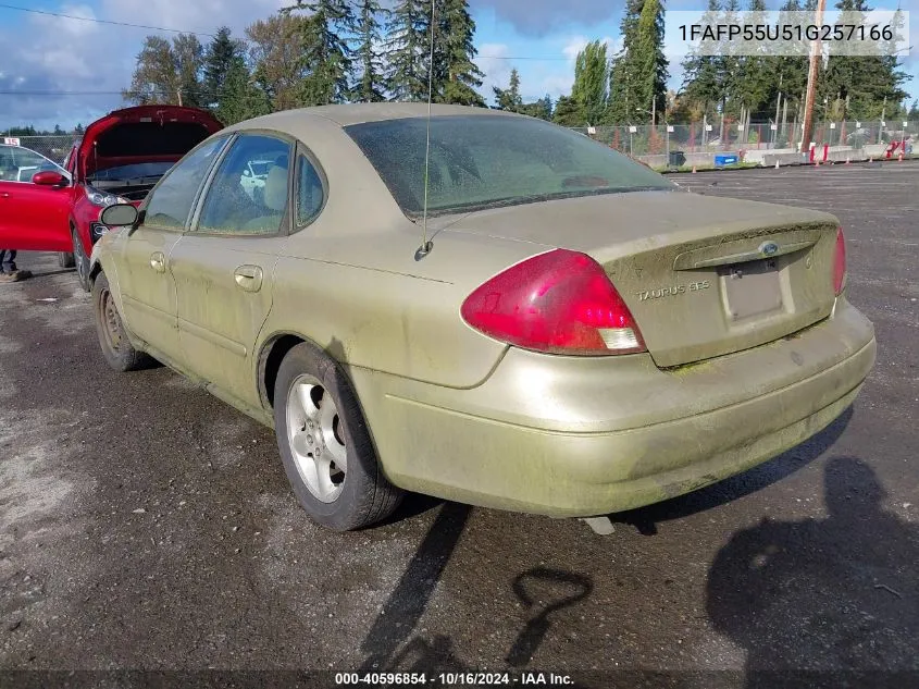 2001 Ford Taurus Ses VIN: 1FAFP55U51G257166 Lot: 40596854