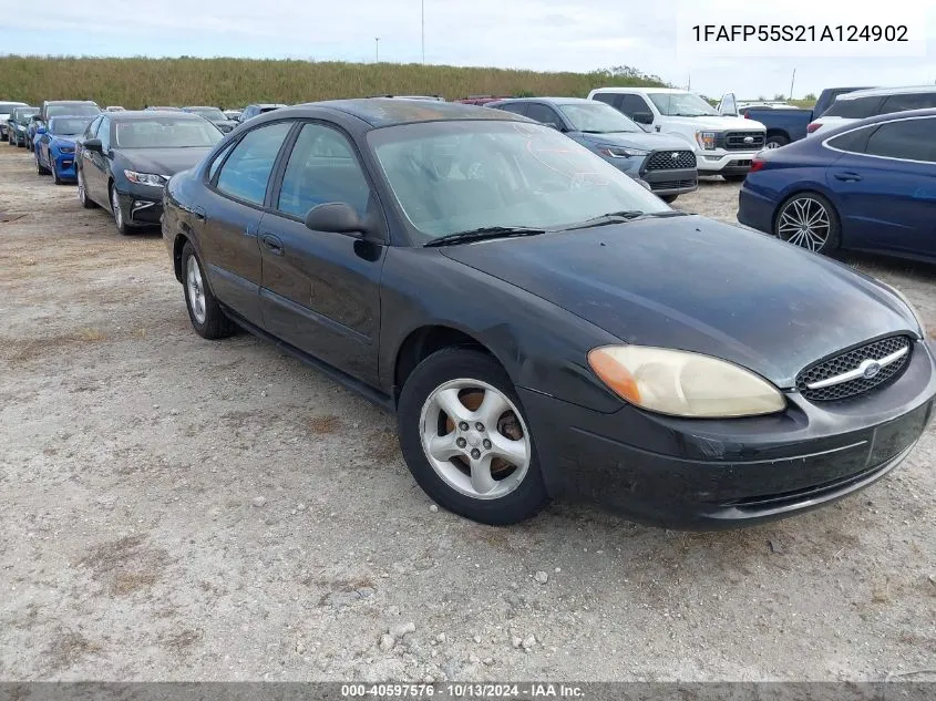 2001 Ford Taurus Ses VIN: 1FAFP55S21A124902 Lot: 40597576