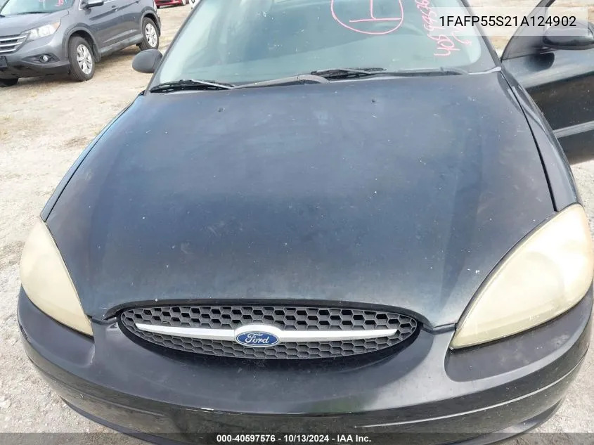 2001 Ford Taurus Ses VIN: 1FAFP55S21A124902 Lot: 40597576