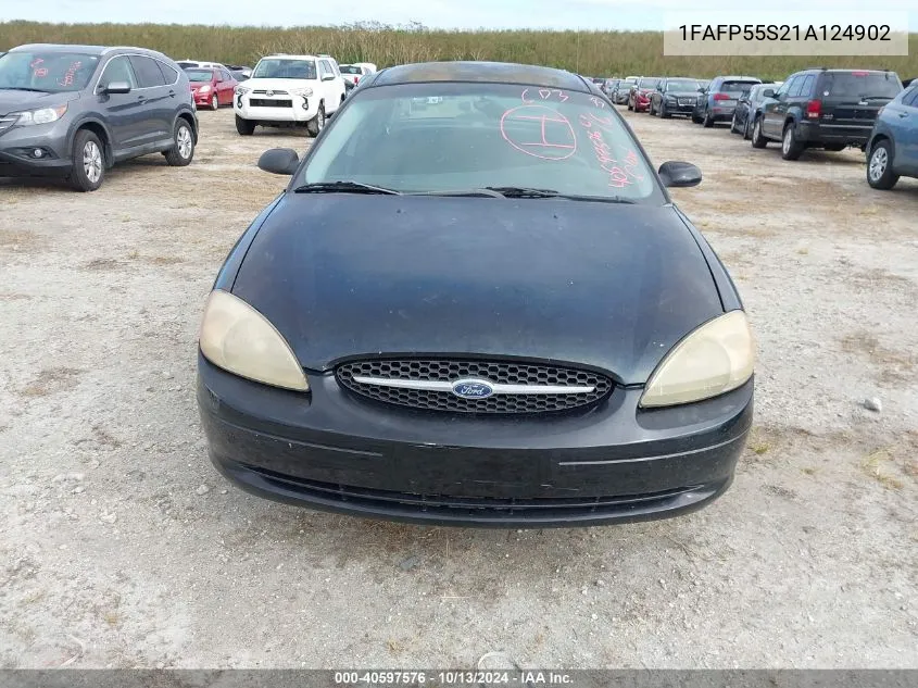 2001 Ford Taurus Ses VIN: 1FAFP55S21A124902 Lot: 40597576