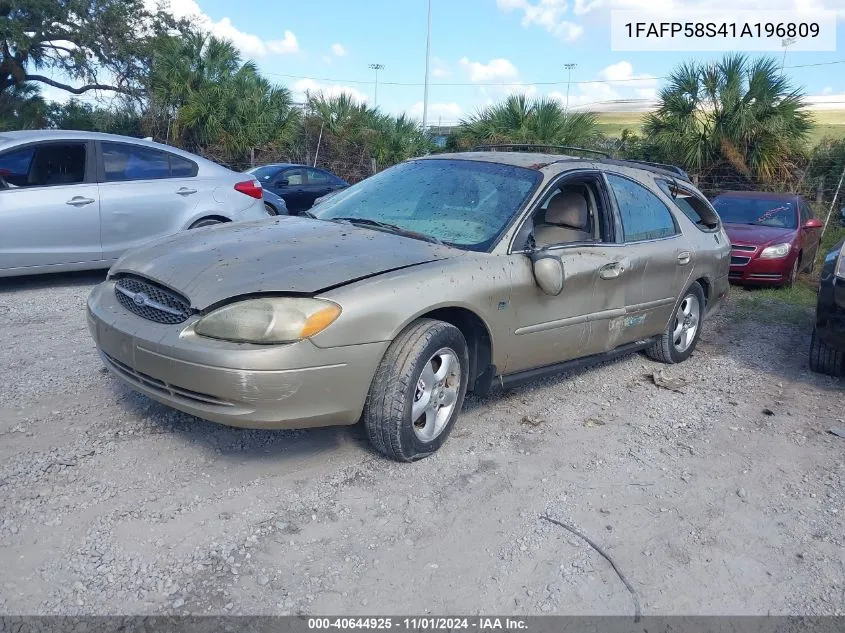 2001 Ford Taurus Se VIN: 1FAFP58S41A196809 Lot: 40644925