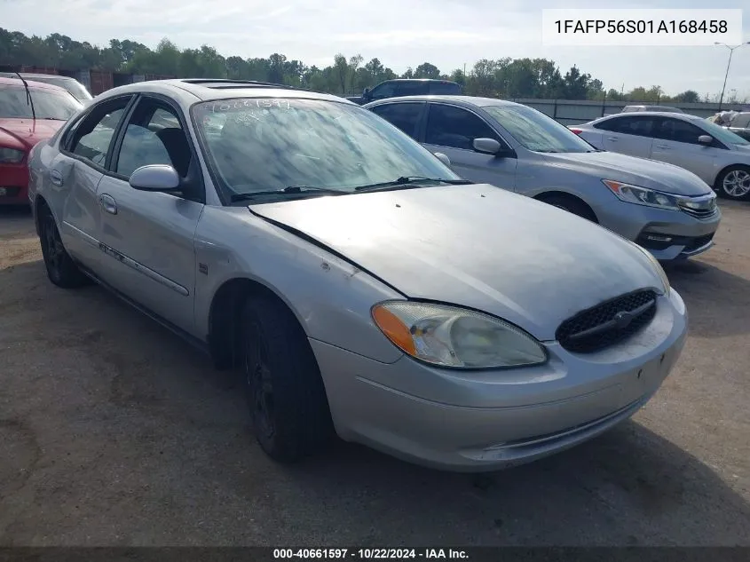 2001 Ford Taurus Sel VIN: 1FAFP56S01A168458 Lot: 40661597