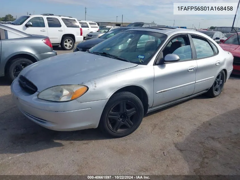 2001 Ford Taurus Sel VIN: 1FAFP56S01A168458 Lot: 40661597