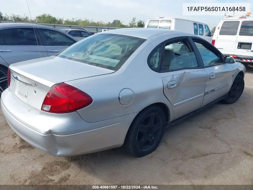 2001 Ford Taurus Sel VIN: 1FAFP56S01A168458 Lot: 40661597