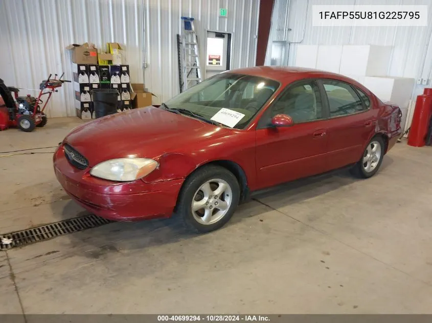 2001 Ford Taurus Ses VIN: 1FAFP55U81G225795 Lot: 40699294