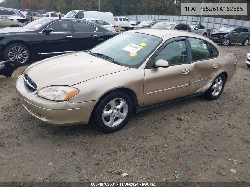 2001 Ford Taurus Ses VIN: 1FAFP55U61A162585 Lot: 40789501