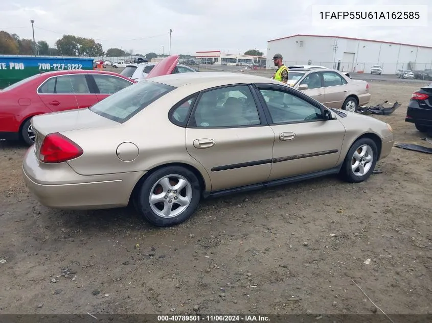 2001 Ford Taurus Ses VIN: 1FAFP55U61A162585 Lot: 40789501