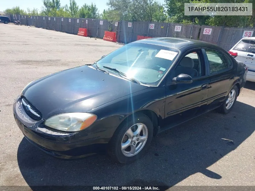 1FAHP55U82G183431 2002 Ford Taurus Ses