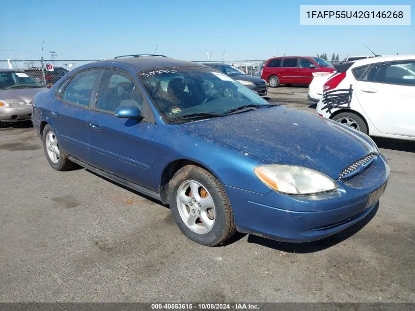 2002 Ford Taurus Ses VIN: 1FAFP55U42G146268 Lot: 40553615