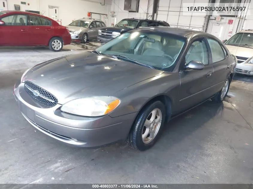 2002 Ford Taurus Se VIN: 1FAFP53U02A176597 Lot: 40803377