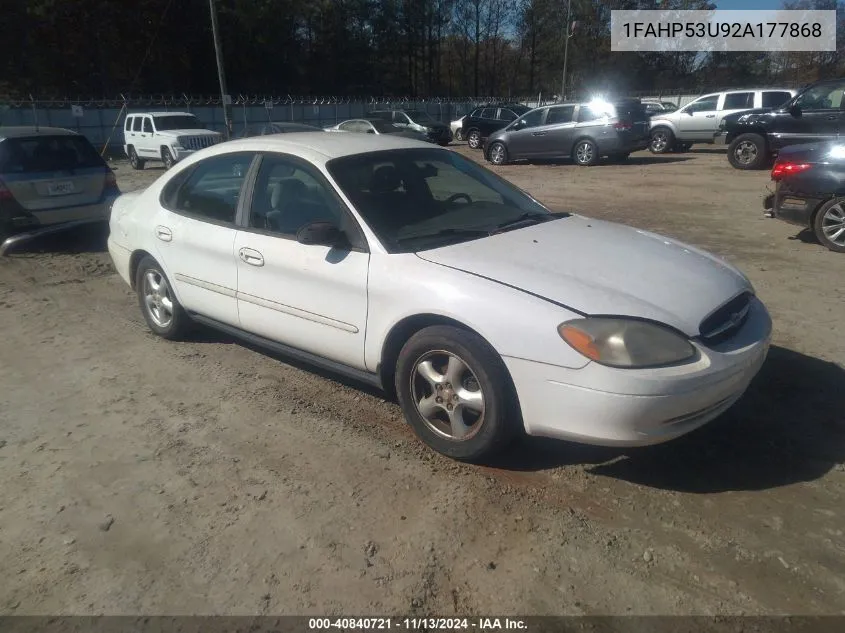 1FAHP53U92A177868 2002 Ford Taurus Se