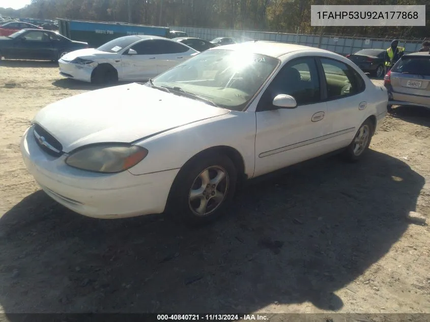 1FAHP53U92A177868 2002 Ford Taurus Se