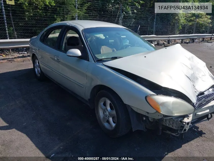 1FAFP55U43A134934 2003 Ford Taurus Ses