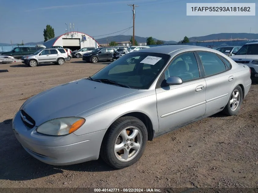 1FAFP55293A181682 2003 Ford Taurus Ses