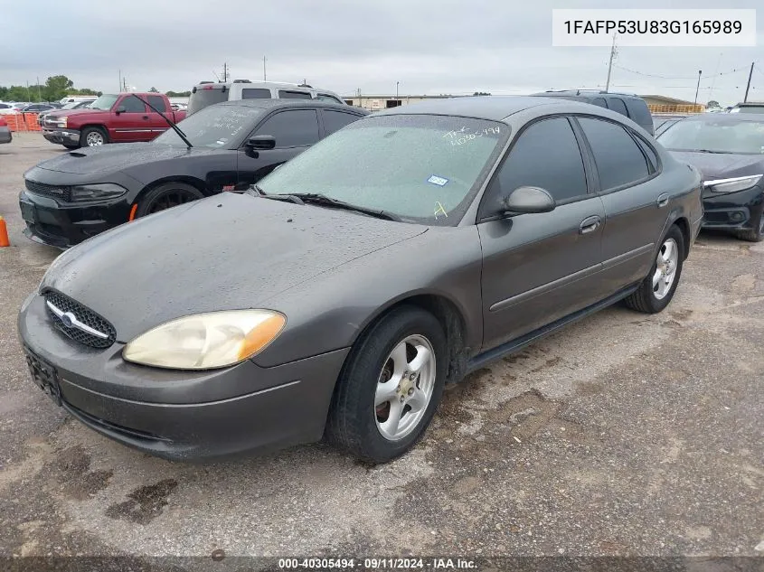 2003 Ford Taurus Se/Se Standard VIN: 1FAFP53U83G165989 Lot: 40305494