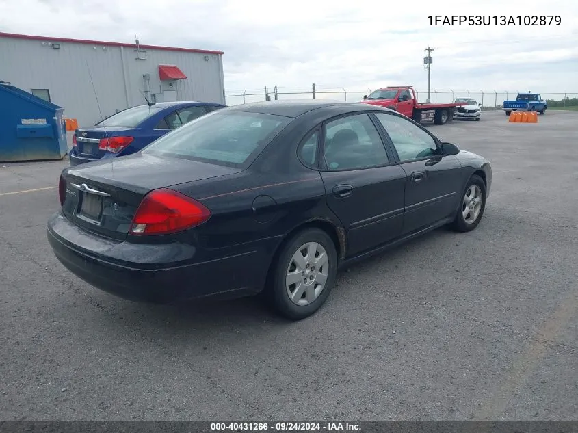 2003 Ford Taurus Se VIN: 1FAFP53U13A102879 Lot: 40431266