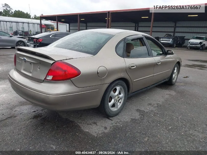 1FAFP55263A176567 2003 Ford Taurus Ses