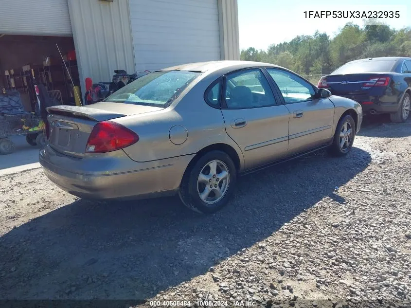 1FAFP53UX3A232935 2003 Ford Taurus Se