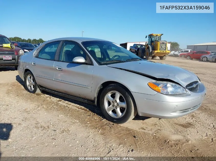 2003 Ford Taurus Se VIN: 1FAFP532X3A159046 Lot: 40566906