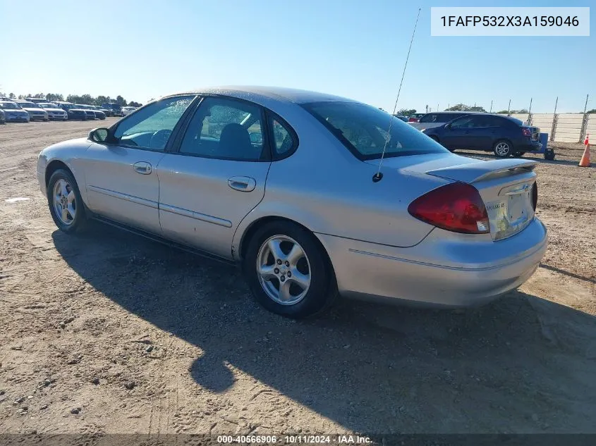 2003 Ford Taurus Se VIN: 1FAFP532X3A159046 Lot: 40566906