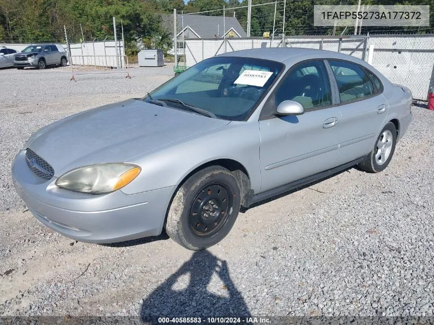 2003 Ford Taurus Ses VIN: 1FAFP55273A177372 Lot: 40585583