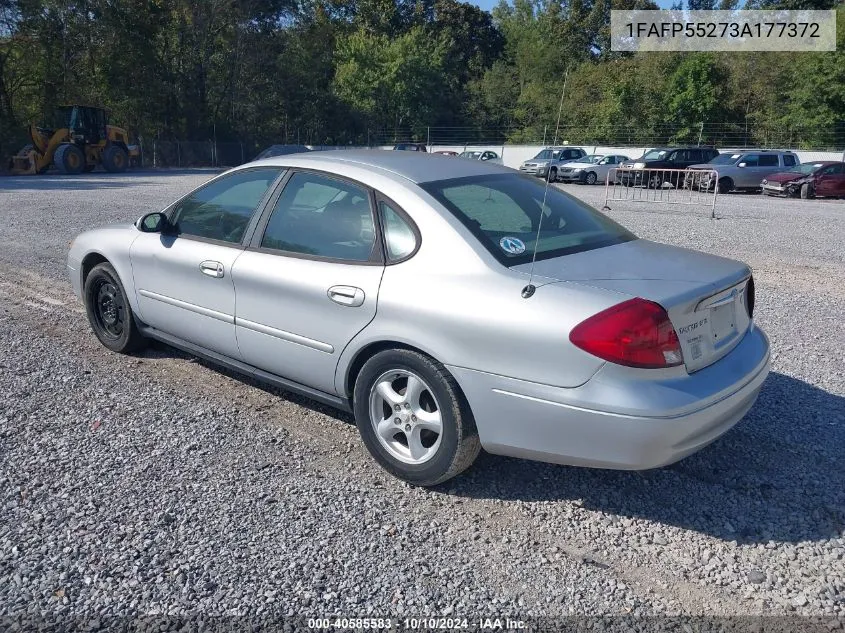 2003 Ford Taurus Ses VIN: 1FAFP55273A177372 Lot: 40585583