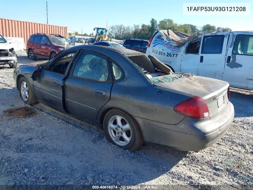 2003 Ford Taurus Se VIN: 1FAFP53U93G121208 Lot: 40616074