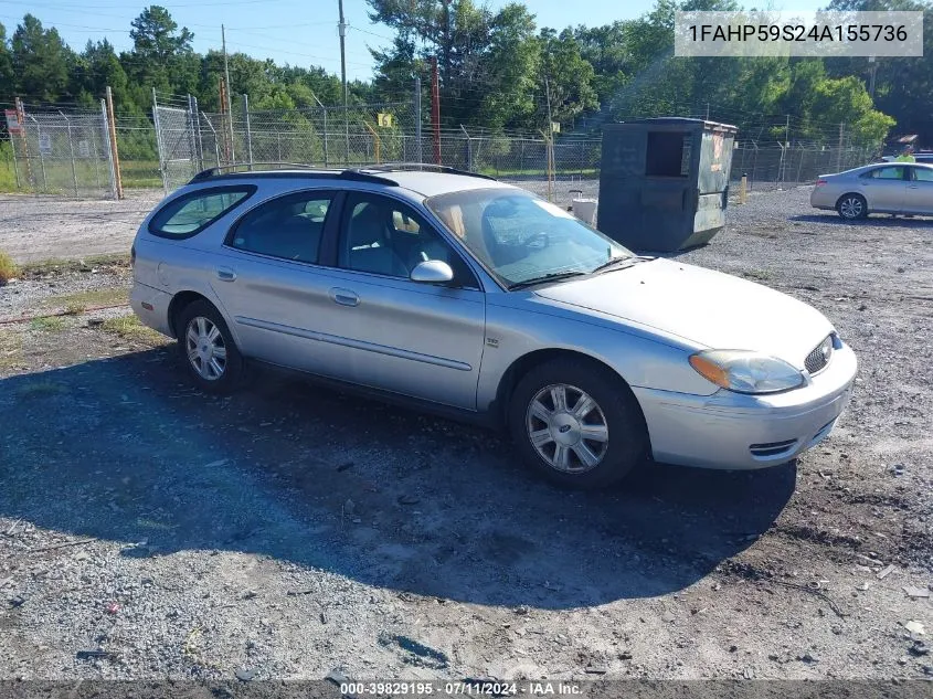 1FAHP59S24A155736 2004 Ford Taurus Sel