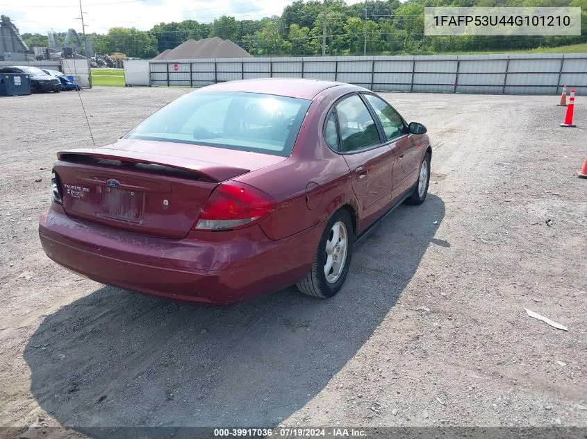 2004 Ford Taurus Se VIN: 1FAFP53U44G101210 Lot: 39917036