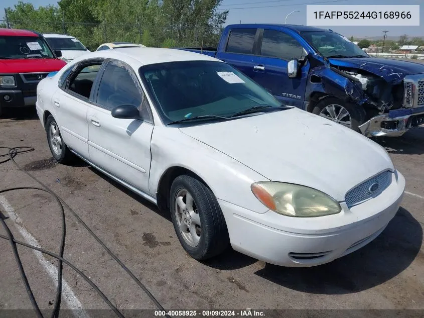 2004 Ford Taurus Ses VIN: 1FAFP55244G168966 Lot: 40058925