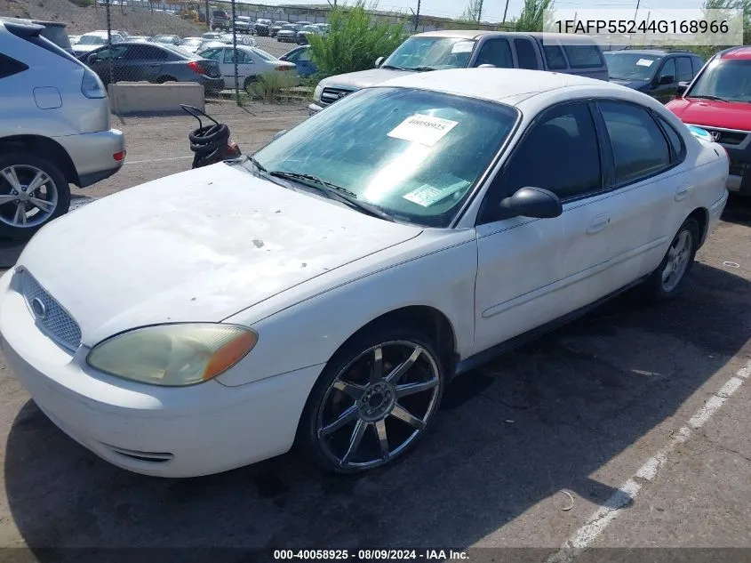 2004 Ford Taurus Ses VIN: 1FAFP55244G168966 Lot: 40058925