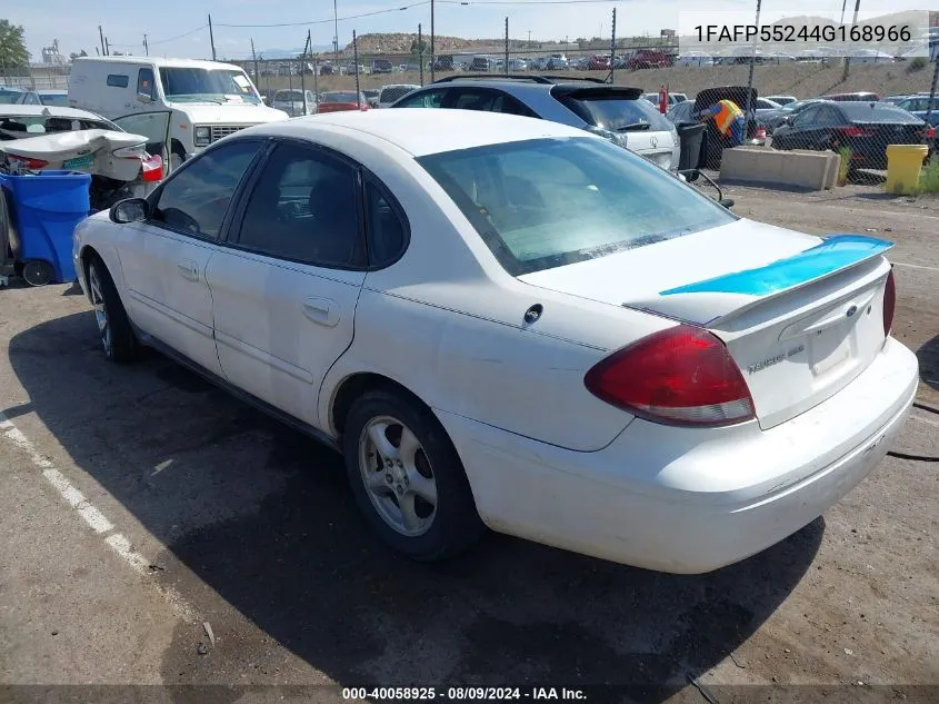 2004 Ford Taurus Ses VIN: 1FAFP55244G168966 Lot: 40058925