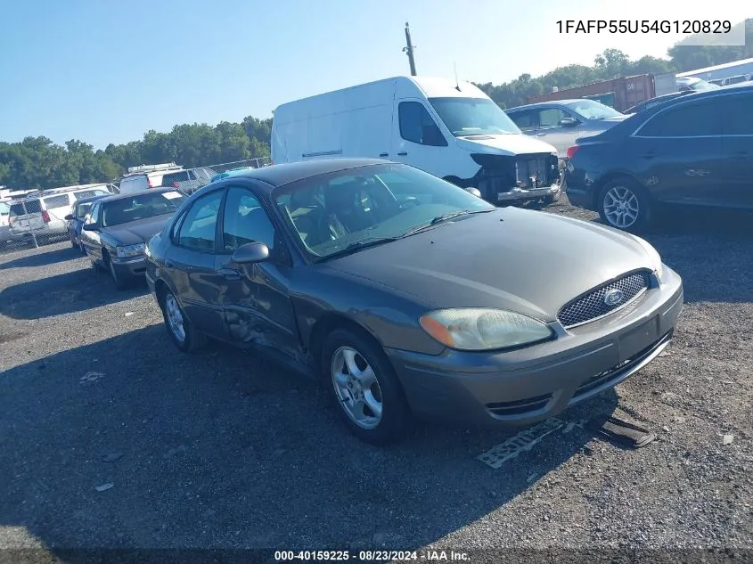 2004 Ford Taurus Ses VIN: 1FAFP55U54G120829 Lot: 40159225