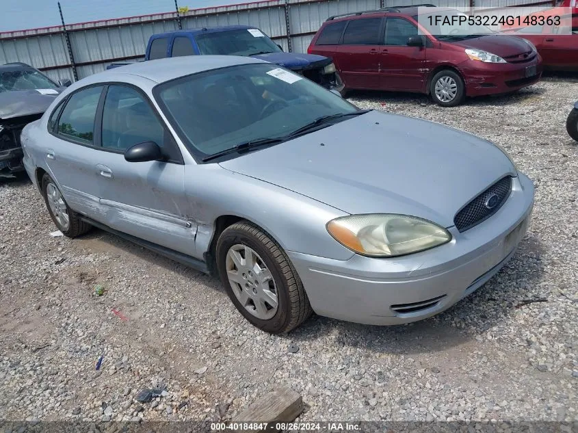 2004 Ford Taurus Se VIN: 1FAFP53224G148363 Lot: 40184847