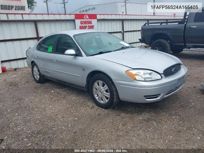 2004 Ford Taurus Sel VIN: 1FAFP56S24A165405 Lot: 40271962