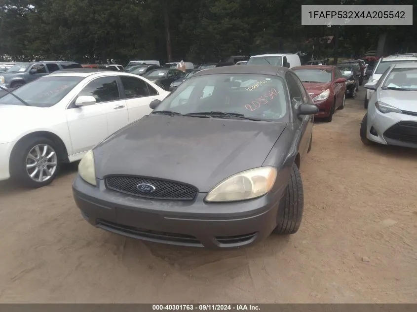 1FAFP532X4A205542 2004 Ford Taurus Se