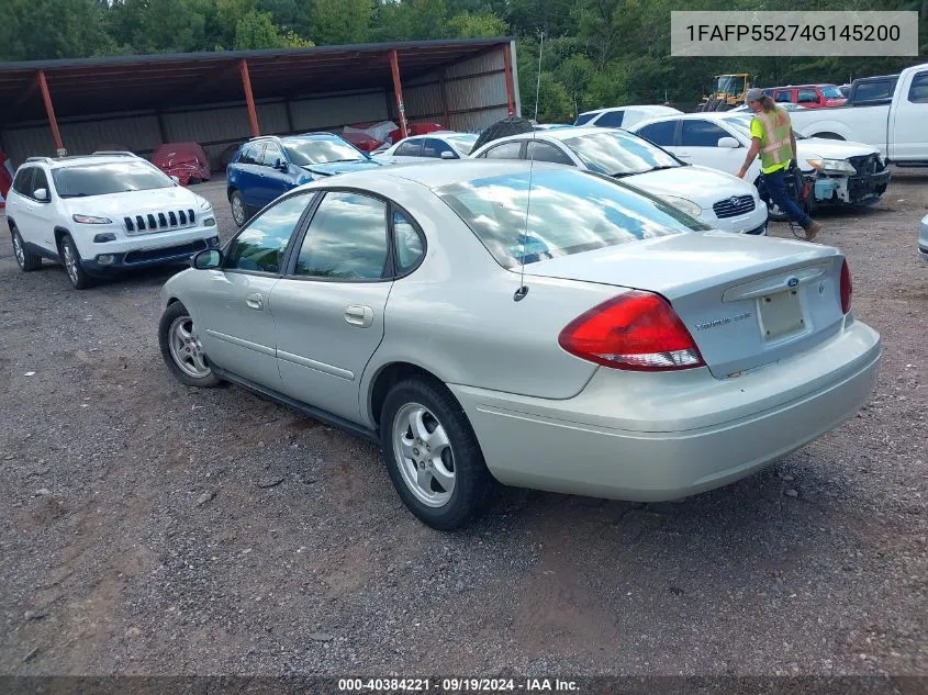 1FAFP55274G145200 2004 Ford Taurus Ses