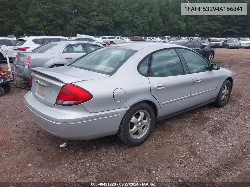 2004 Ford Taurus Se VIN: 1FAHP53294A166841 Lot: 40421220