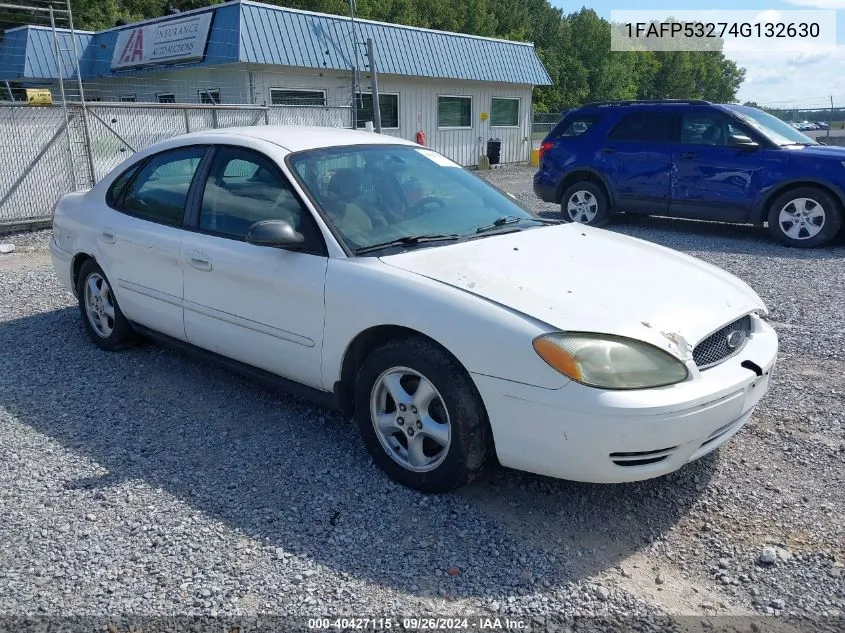 2004 Ford Taurus Se VIN: 1FAFP53274G132630 Lot: 40427115