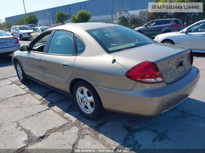 2004 Ford Taurus Ses VIN: 1FAFP55U44A124440 Lot: 40489315