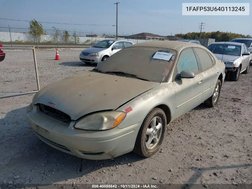 2004 Ford Taurus Se VIN: 1FAFP53U64G113245 Lot: 40555842