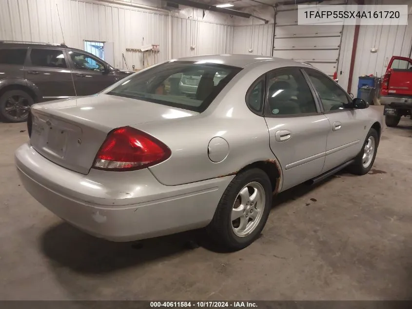 2004 Ford Taurus Ses VIN: 1FAFP55SX4A161720 Lot: 40611584