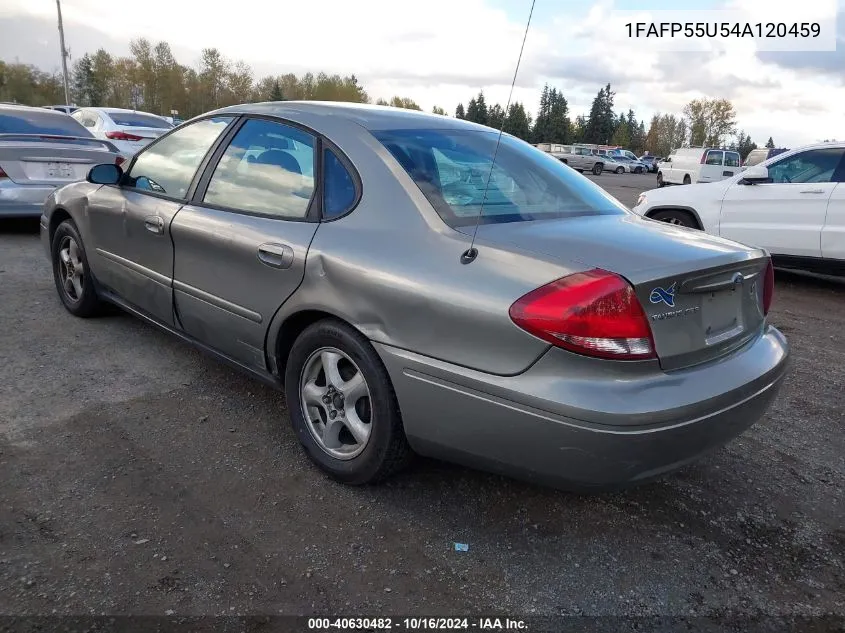 2004 Ford Taurus Ses VIN: 1FAFP55U54A120459 Lot: 40630482