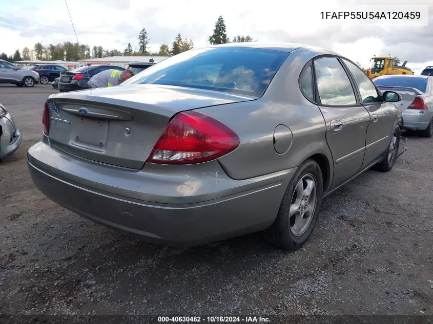 2004 Ford Taurus Ses VIN: 1FAFP55U54A120459 Lot: 40630482