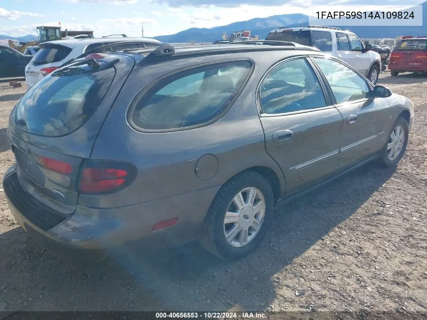 2004 Ford Taurus Sel VIN: 1FAFP59S14A109824 Lot: 40656553