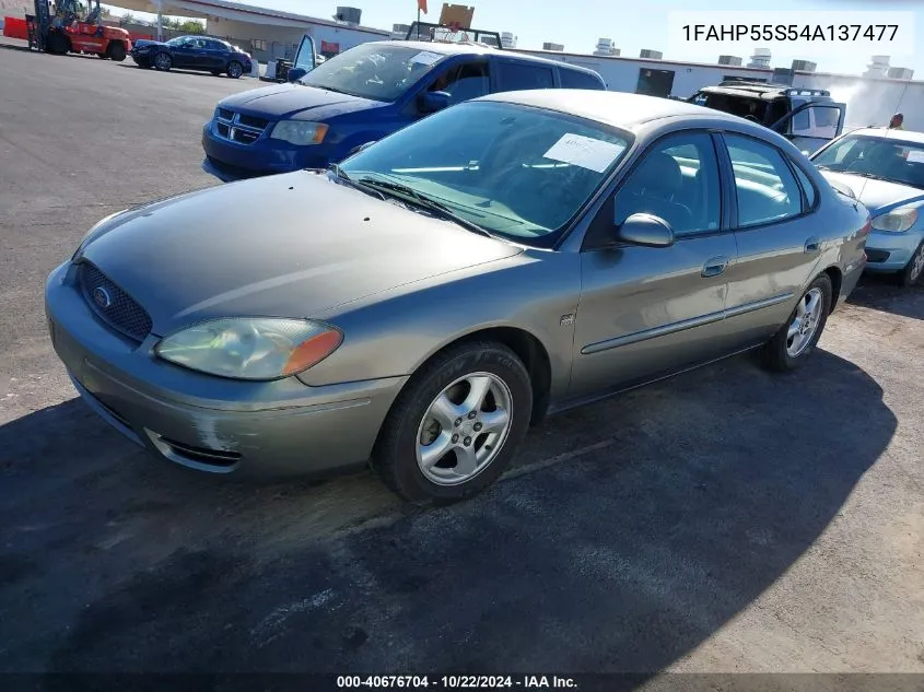 2004 Ford Taurus Ses VIN: 1FAHP55S54A137477 Lot: 40676704