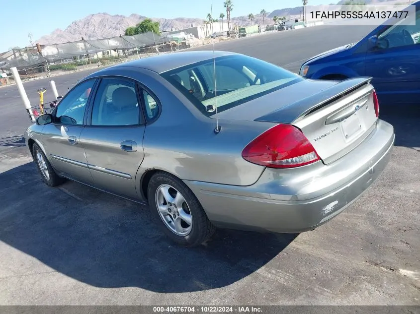 2004 Ford Taurus Ses VIN: 1FAHP55S54A137477 Lot: 40676704