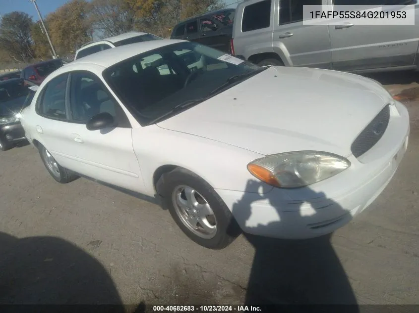 2004 Ford Taurus Ses VIN: 1FAFP55S84G201953 Lot: 40682683